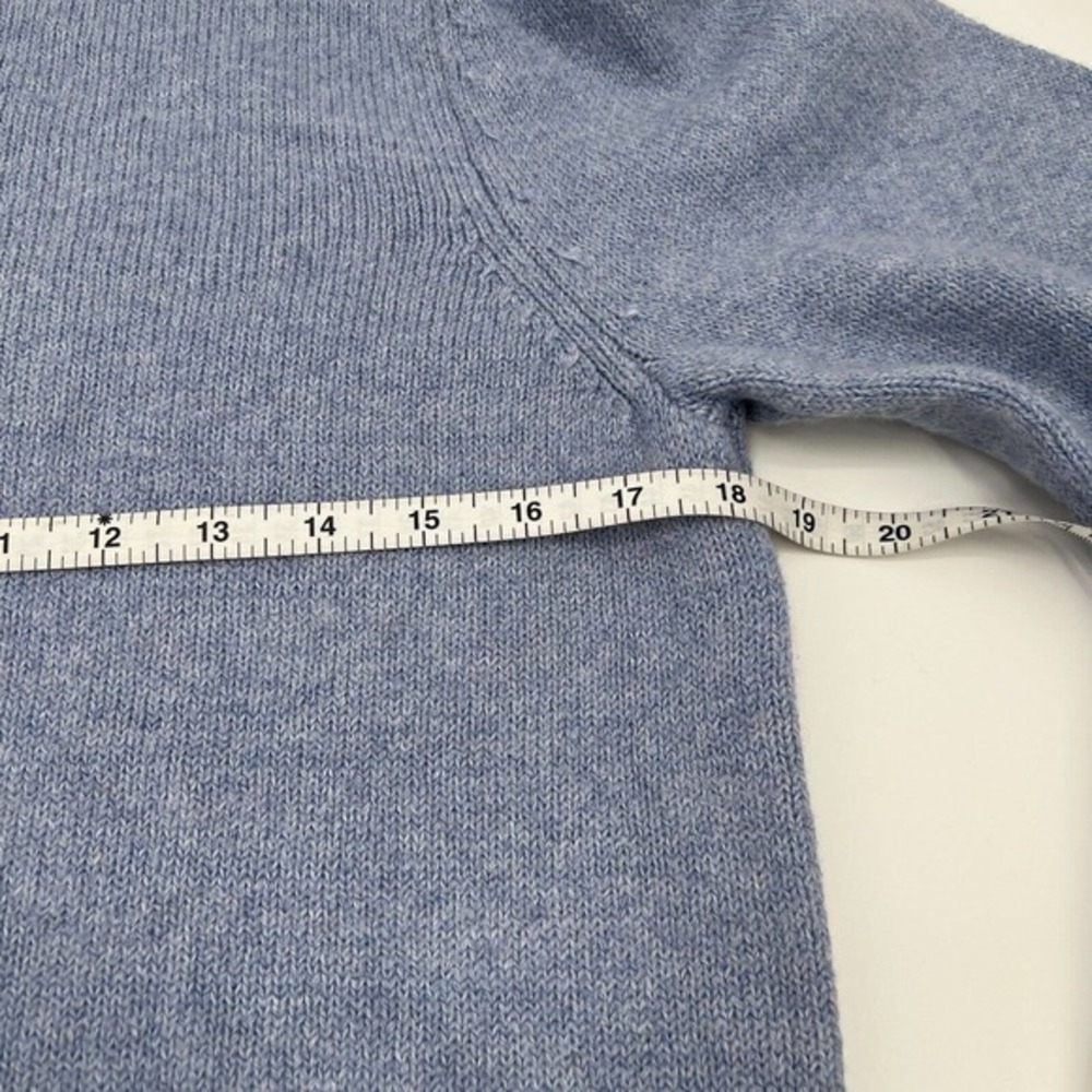 Universal Thread Sweater 1/4 Zip Puff Sleeve Mock Neck Pullover - Picture 9 of 10